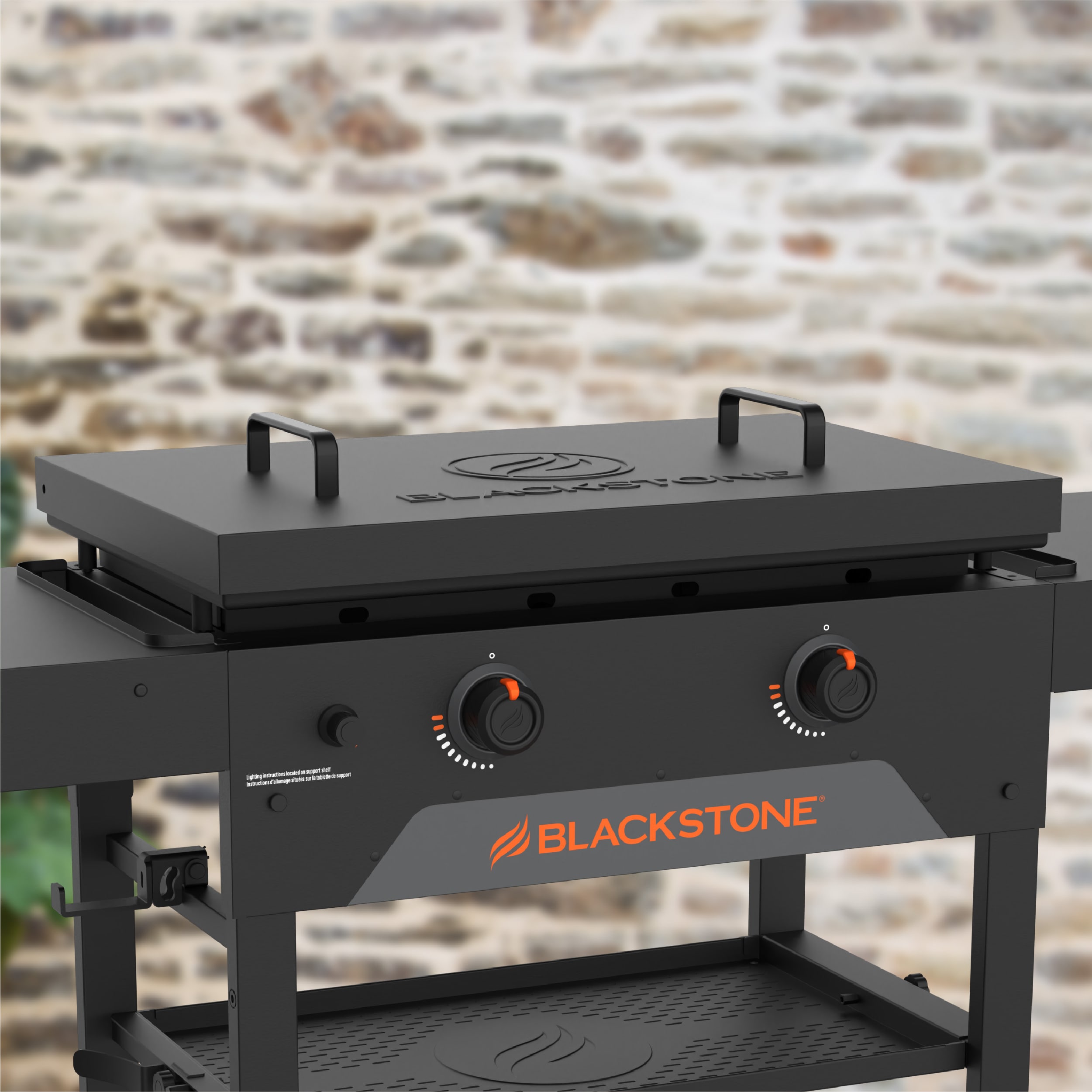 Blackstone 28" Culinary Omnivore Griddle with Hard Cover 2 -Burner Liquid propane Flat Top Grill
