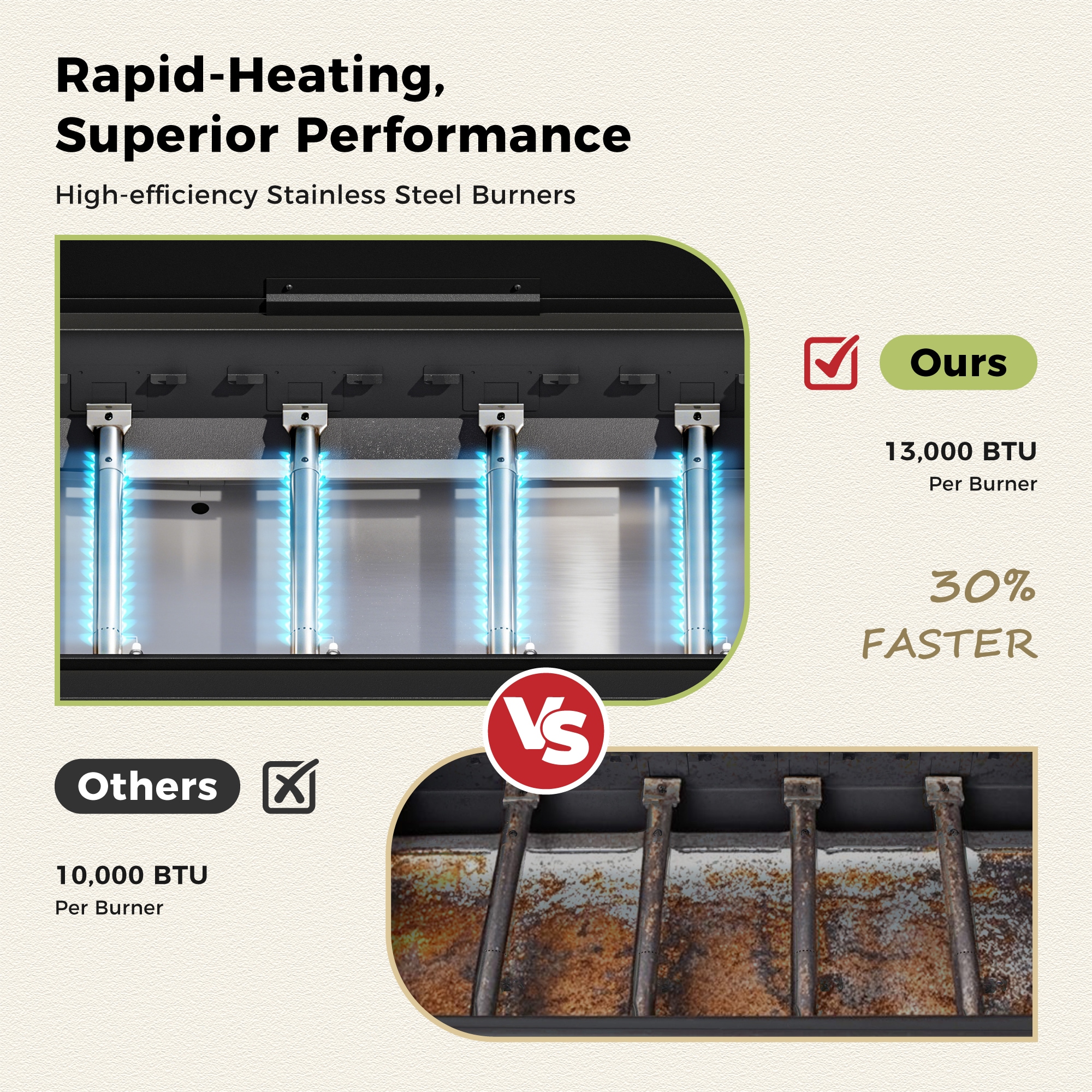 Sunshine Valley Grill and Griddle Combo 4 -Burner Liquid propane Flat Top Grill