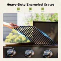 Sunshine Valley Grill and Griddle Combo 4 -Burner Liquid propane Flat Top Grill