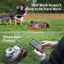Segway Navimow i105N Robotic Lawn Mower with GPS Assisted Navigation (Up to 1/8 acre)