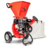 GreatCircleUSA Manual 7 -HP Gas Wood Chipper, 3-in Maximum Branch Diameter 2-Bushel Bag Included