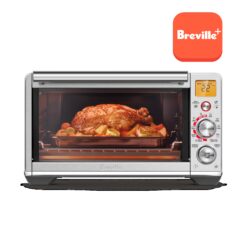 Alternative view of Breville BOV680BSS1BUC1 Smart Oven Air Fryer Compact, Brushed Stainless Steel