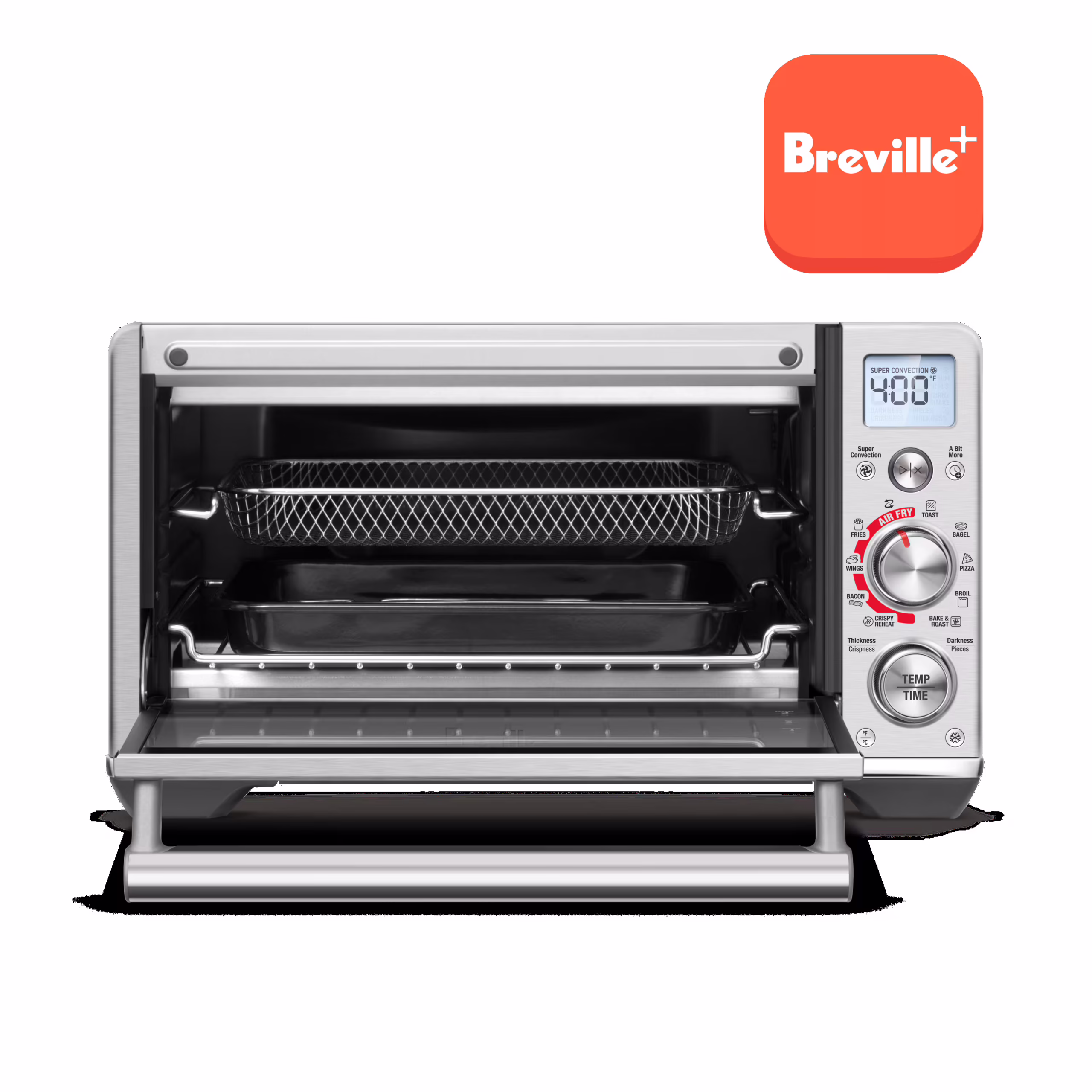 Breville BOV680BSS1BUC1 Smart Oven Air Fryer Compact, Brushed Stainless Steel - Image 3