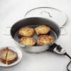 All-Clad Electrics Stainless Steel and Nonstick Surface Skillet 7 Quart 1800 Watts Temp Control, Cookware, Pots and Pans, Oven, Broil, Dishwasher Safe