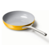 Caraway Nonstick Ceramic Frying Pan (2.7 qt, 10.5") - Non Toxic, PTFE & PFOA Free - Marigold