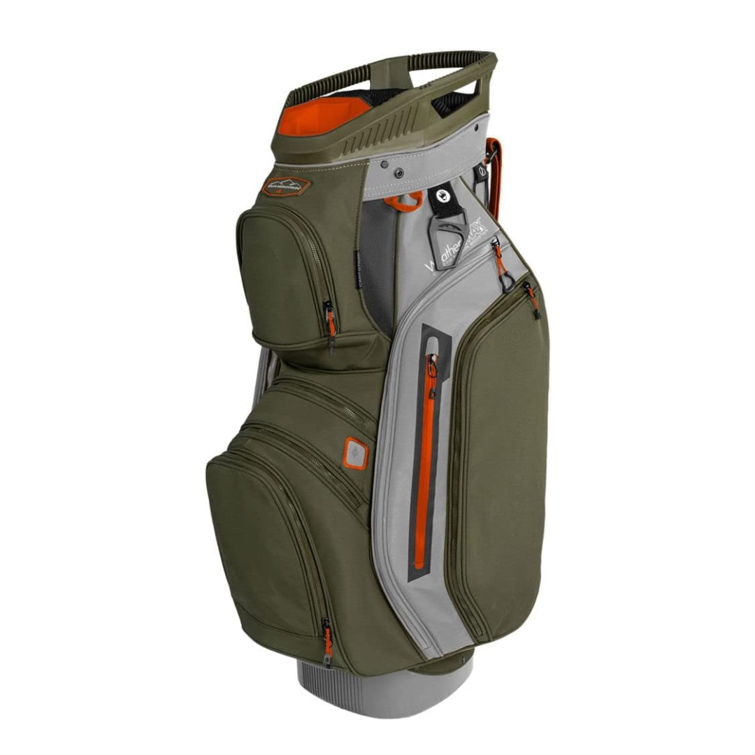 Sun Mountain 2023 Weathermax Golf Cart Bag Gray-Moss-Inferno