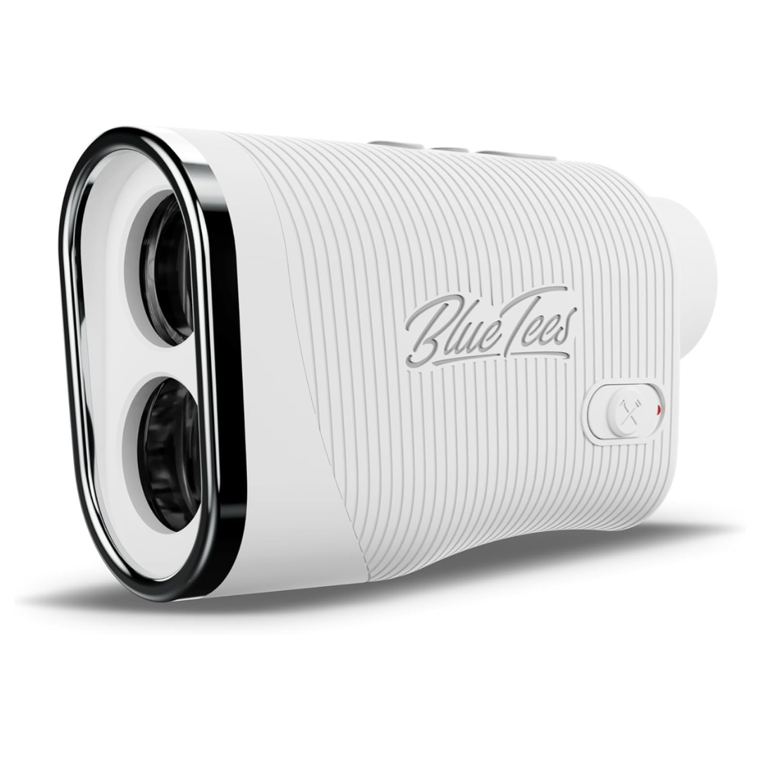 Blue Tees Golf Series 3 Max+ Golf Rangefinder with Slope Switch, 1000 Yards Range Finder, 6X Magnification Laser Rangefinder, White