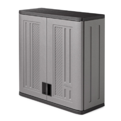 Suncast BMC3000 Cabinet-Resin Construction for Wall Mounted Garage Storage, 30.25