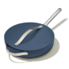 Caraway Nonstick Ceramic Sauté Pan with Lid (4.5 qt, 11.8") - Non Toxic, PTFE & PFOA Free - Navy