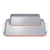 Caraway Non-Stick Ceramic Baking Sheet Duo - Naturally Slick Ceramic Coating - Non-Toxic, PTFE & PFOA Free - Perracotta