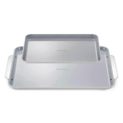 Caraway Non-Stick Ceramic Baking Sheet Duo - Naturally Slick Ceramic Coating - Non-Toxic, PTFE & PFOA Free - Gray