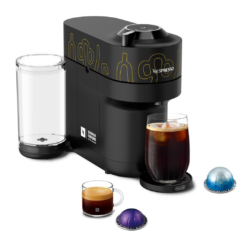 Nespresso Vertuo Pop+ Coffee and Espresso Maker by De'Longhi, Samra Origins by The Weeknd Vertuo Buna Yellow