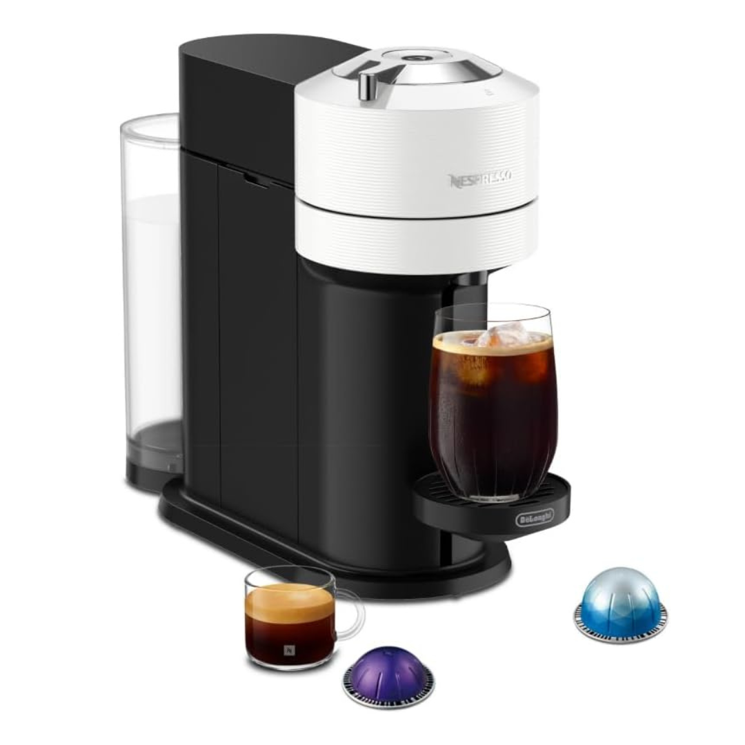Nespresso Vertuo Next Coffee and Espresso Maker by De'Longhi, White