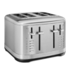 KitchenAid 4 Slice Toaster, KMT4109SX, Brushed Stainless Steel
