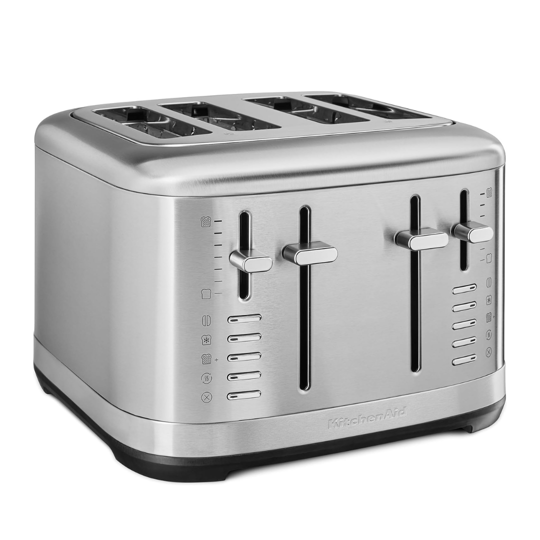 KitchenAid 4 Slice Toaster, KMT4109SX, Brushed Stainless Steel
