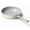 Caraway Nonstick Ceramic Frying Pan (2.7 qt, 10.5") - Non Toxic, PTFE & PFOA Free - Cream
