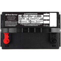 WEST MARINE Flooded Marine Starting Battery, 650MCA, Group 24