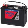 WEST MARINE Flooded Marine Starting Battery, 1050MCA, Group 27