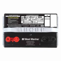 WEST MARINE Group 24 Dual-Purpose AGM Battery, 79 Amp Hours