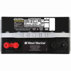 WEST MARINE Group 27 Dual-Purpose AGM Battery, 92 Amp Hours