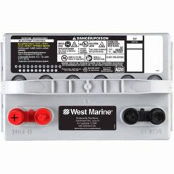 WEST MARINE Group 24 Gel Deep Cycle Marine Gel Battery, 73 Amp Hours