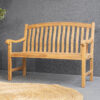 Cambridge Casual Colton 48-in W x 36.25-in H Natural Teak Teak Garden Bench