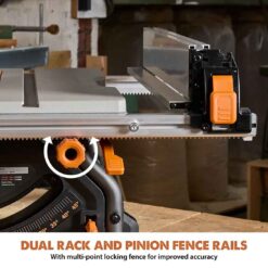 Evolution Table Saws 10-in 15 -Amp 120 -Volt Portable Jobsite Table Saw