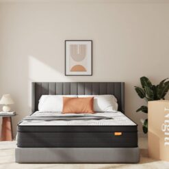 Sweetnight 14-in Medium King Hybrid Memory Foam/Coil Blend Mattress in a Box