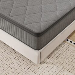 Avenco 12-in Medium King Hybrid Memory Foam/Coil Blend Mattress in a Box