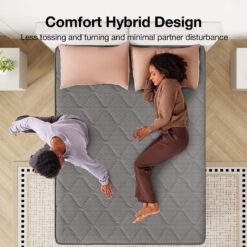 Avenco 12-in Medium King Hybrid Memory Foam/Coil Blend Mattress in a Box