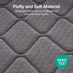 Avenco 12-in Medium King Hybrid Memory Foam/Coil Blend Mattress in a Box