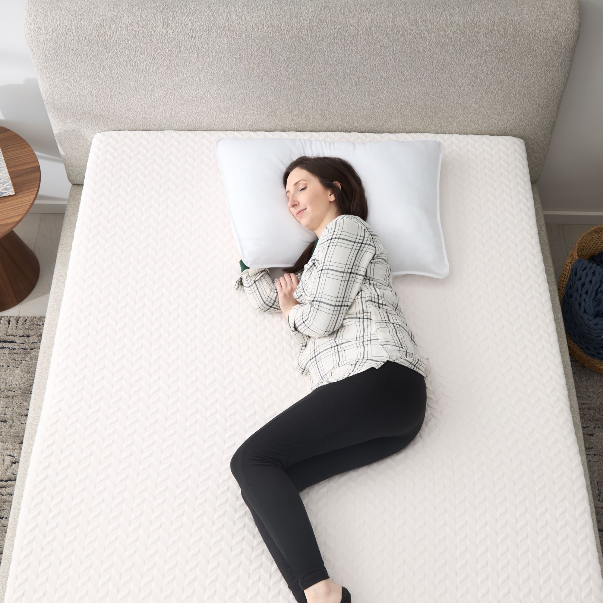 LUCID Comfort Collection SureCool 12-in Medium King Memory foam Mattress in a Box