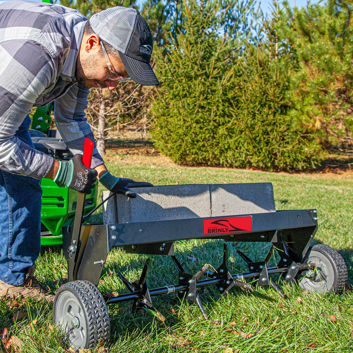 Brinly 42-in Plug Lawn Aerator