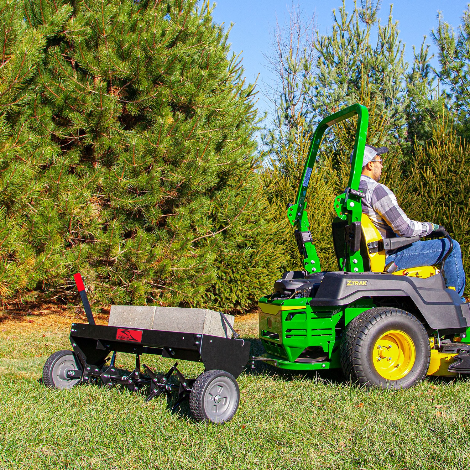 Brinly 42-in Plug Lawn Aerator