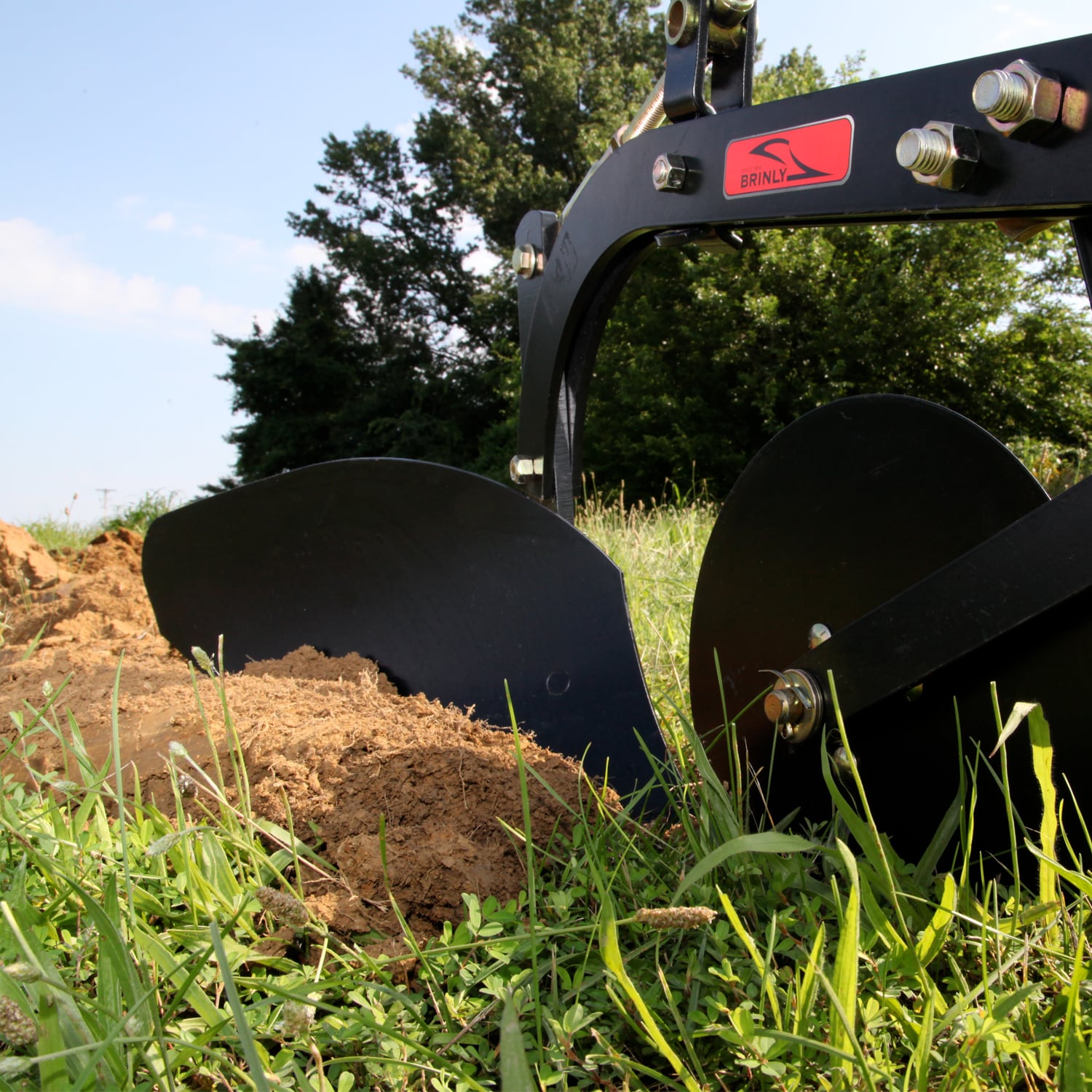Brinly 8-in to 12-in Sleeve hitch Moldboard Plow