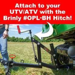 Brinly 8-in to 12-in Sleeve hitch Moldboard Plow