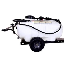 Brinly 25-Gallon 12-volt Battery Operated Plastic Pull-behind Sprayer with Adjustable Spray Pattern Battery Not Included