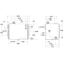 Buyers Products 30-Gallon S Ide Mount Steel Reservoir
