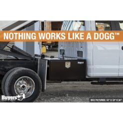 Buyers Products 48-in x 24-in x 24-in Black Steel Underbody Truck Tool Box