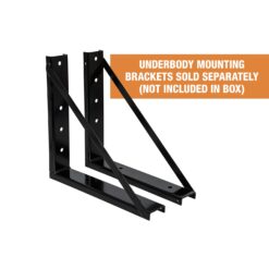 Buyers Products 48-in x 24-in x 24-in Black Steel Underbody Truck Tool Box