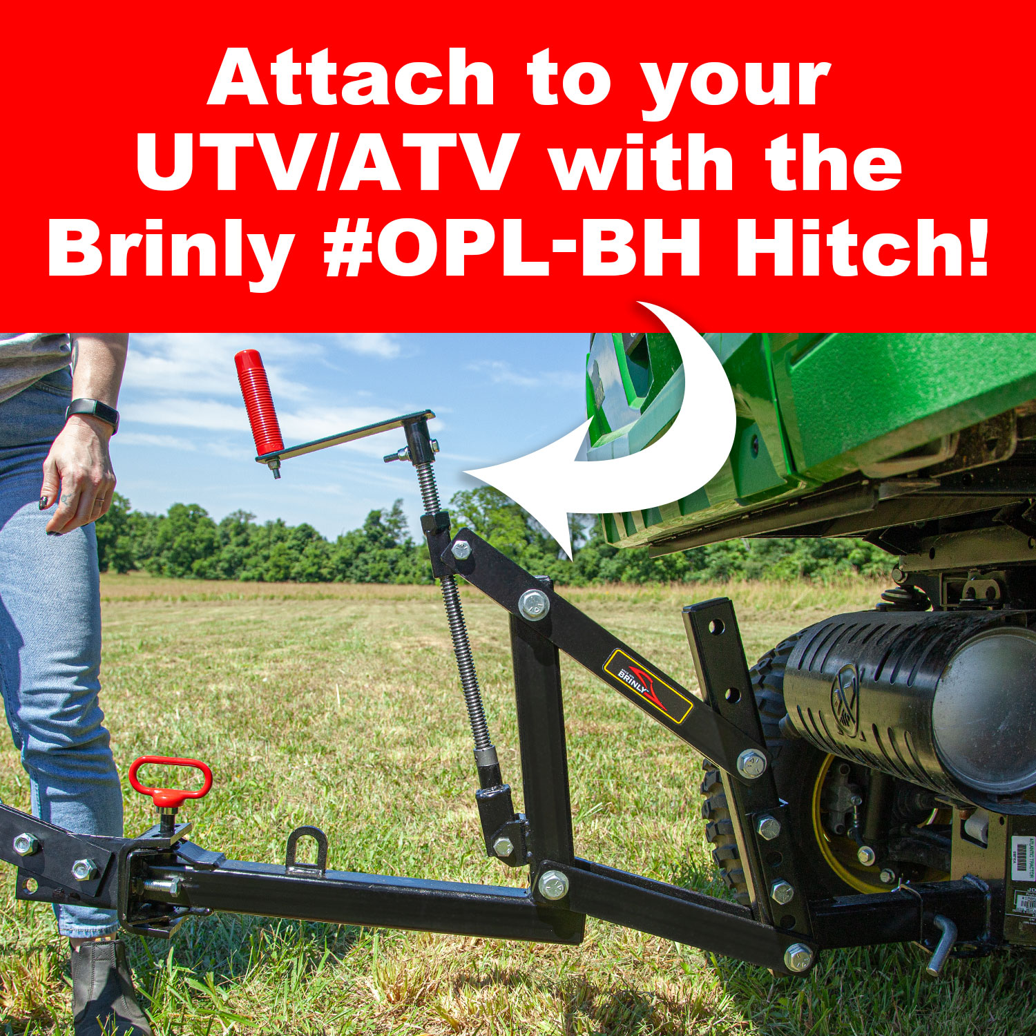 Brinly 40-in Sleeve Residential Attachment Cultivator