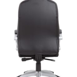 Boss Office Products Black/Grey Contemporary Ergonomic Adjustable Height Swivel Vinyl Executive Chair