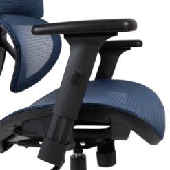 Flash Furniture LO Blue Contemporary Adjustable Height Swivel Mesh Desk Chair