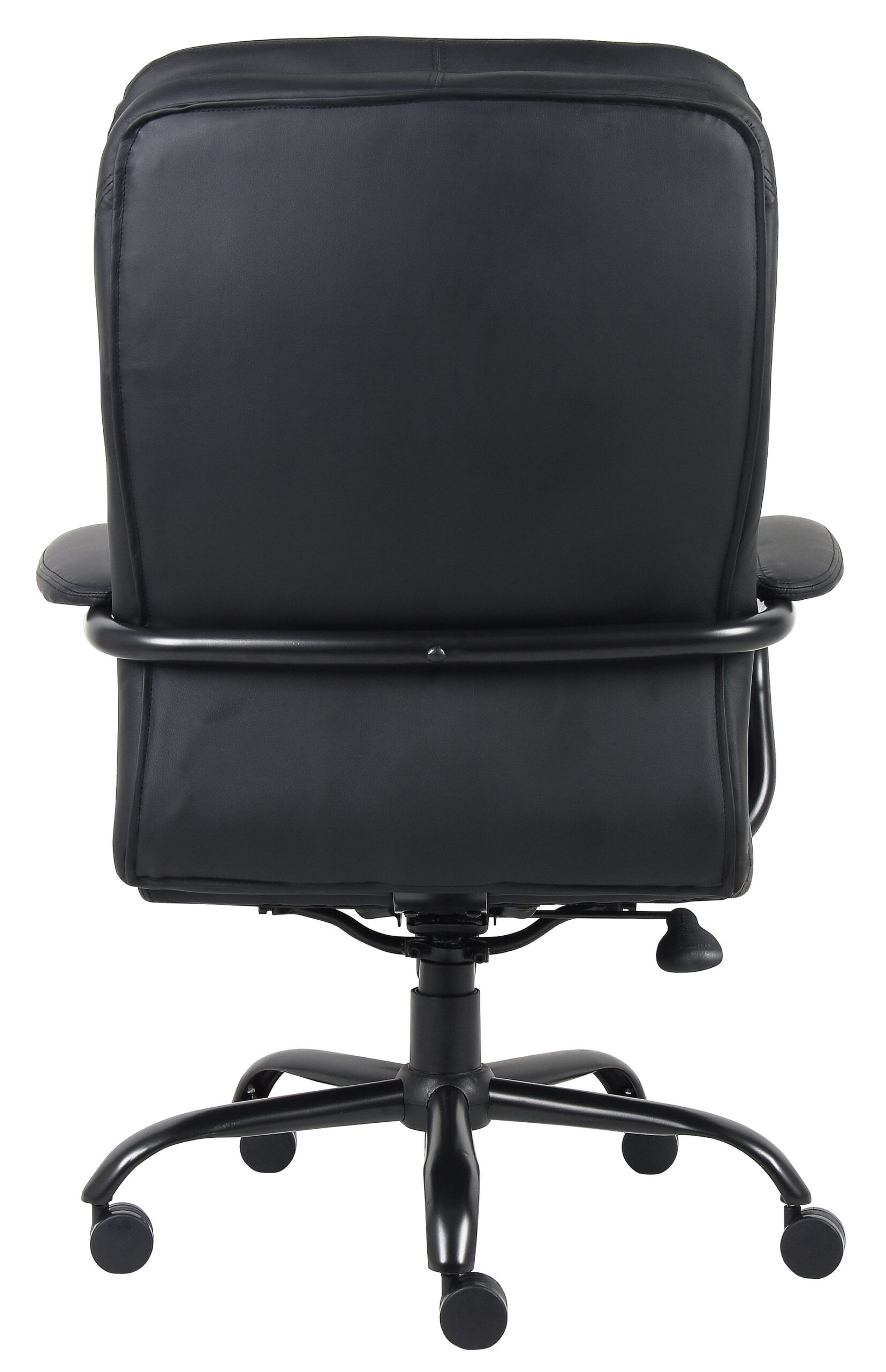 Boss Office Products Black Contemporary Ergonomic Adjustable Height Swivel Upholstered Executive Chair