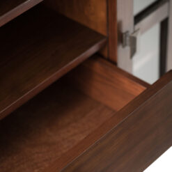 Simpli Home Artisan Transitional Russet Brown 53-in W TV stand ( Accommodates TVs up to 60-in )