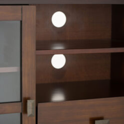 Simpli Home Artisan Transitional Russet Brown 53-in W TV stand ( Accommodates TVs up to 60-in )