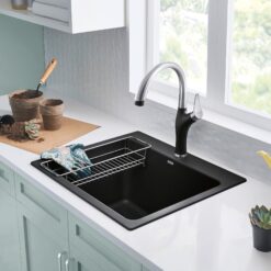 BLANCO 22.0-in x 25.0-in 1 -Basin Anthracite Undermount Laundry sink