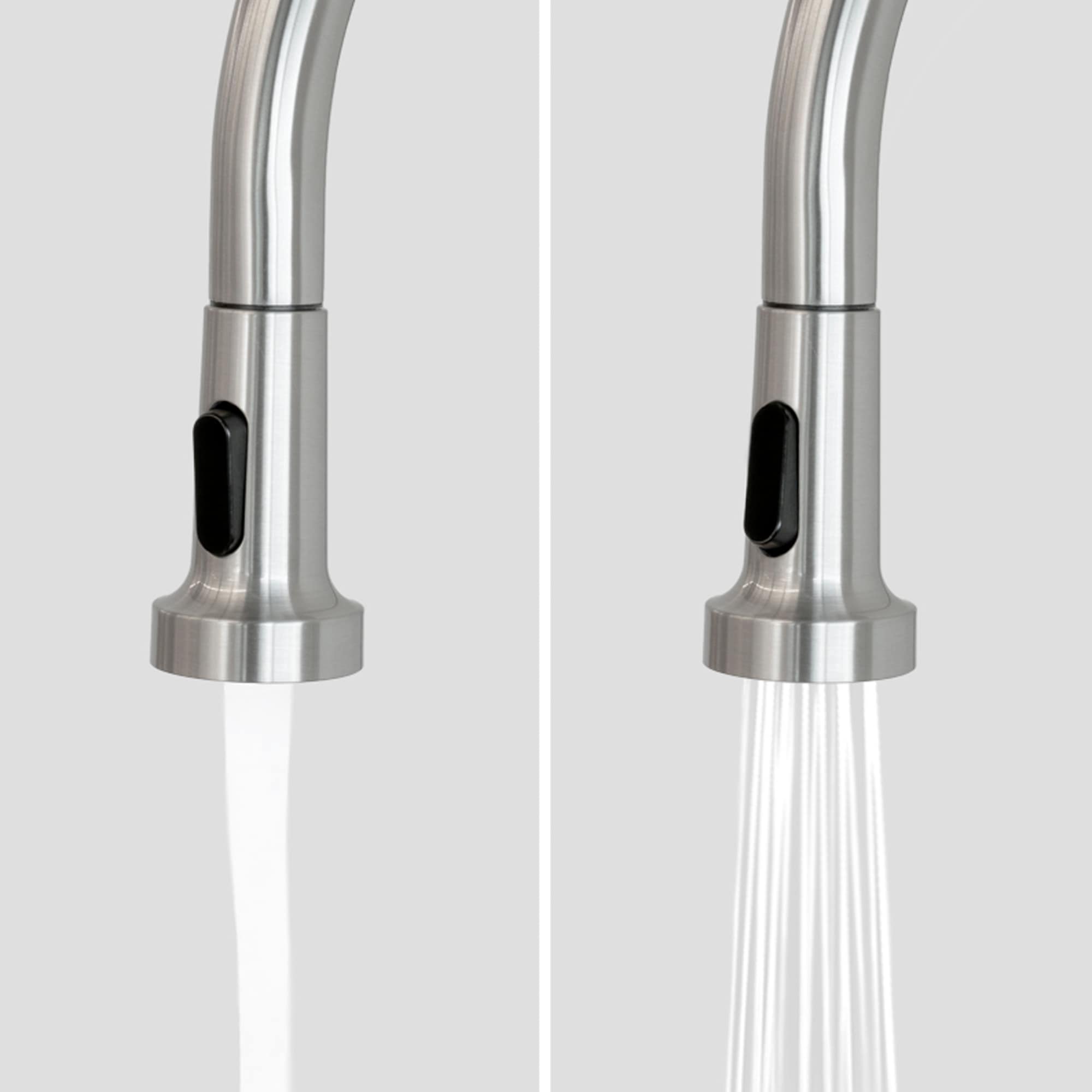 Presenza 28-in x 22-in 1 -Basin Brushed Steel Drop-in Utility tub with Faucet