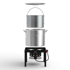 Camp Chef 100-qt Boil Pot with 1 -Burner Propane Electronic Stainless steel Jet cooker