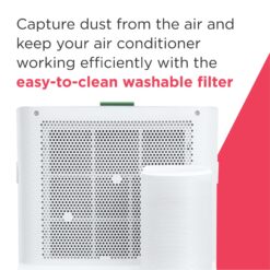 Frigidaire 10000 BTU DOE 115-Volt Vented Medium Room Smart Portable Air Conditioner with Heater,